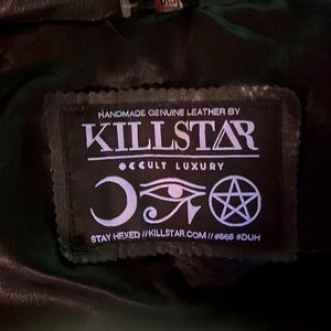 $!$BAD ASS STUDDED LEATHER JACKET$!$ By Occult Haut couture brand, “Kill Star.”